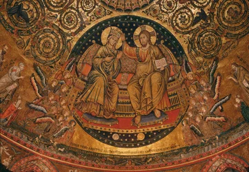 Couronnement de la Vierge, 1296