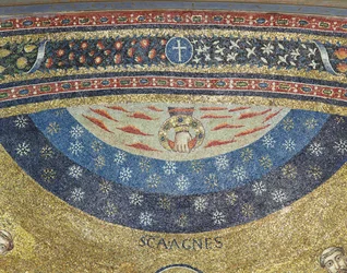 Couronnement de la Vierge et ciel