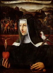 Ex Voto dédié à Sainte Catherine de Sienne