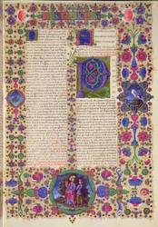 Deuxième lettre de Saint Paul aux Thessaloniciens, de la Bible Borso d