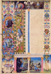 Fol.5v Genèse. Création de l
