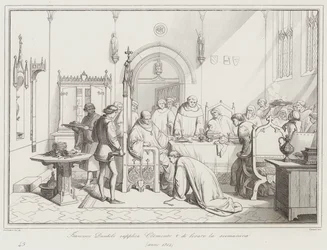 Francesco Dandolo supplie Clément V de lever l