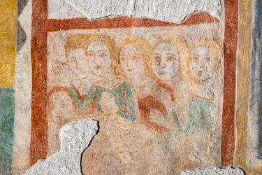 Fresque - groupe de fidèles