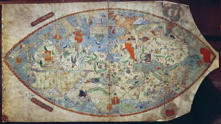 Carte du monde génoise, conçue par Toscanelli
