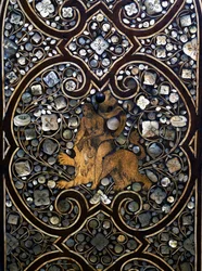 Hercule et lion, (détail)