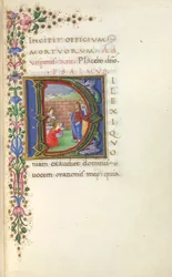Initiale historiée 