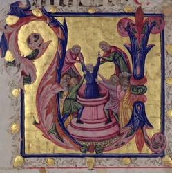 Initiale historiée 
