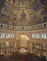 Vue intérieure du baptistère de Florence