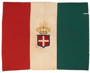 Drapeau italien capturé par les King