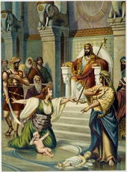 Jugement de Salomon - dans « Aurea Bibbia classica: storia della rivelazione divina nell