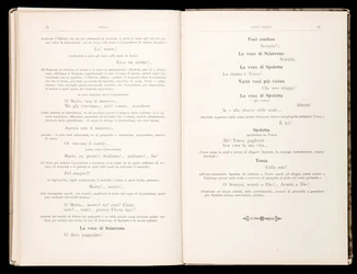 Libretto della Tosca par Giacomo Puccini, Édition Ricordi, Italie