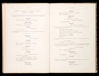 Libretto della Tosca par Giacomo Puccini, Edition Ricordi, Italie