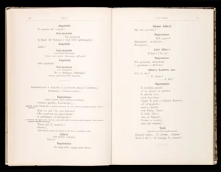 Libretto della Tosca par Giacomo Puccini, Édition Ricordi, Italie