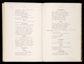 Libretto della Tosca par Giacomo Puccini, Édition Ricordi, Italie