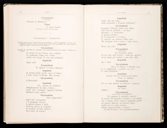 Libretto de Tosca, Édition Ricordi, Italie