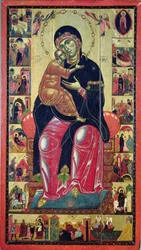 Madone en majesté, école florentine, vers 1275-80