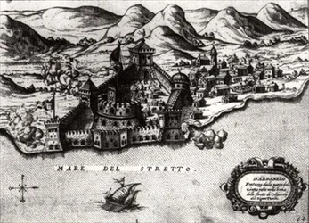 Carte des Dardanelles, une conquête vénitienne et bastion contre les Turcs