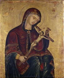 Marie avec le crucifix