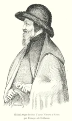 Michel-Ange dessiné d