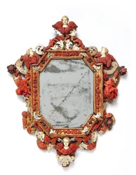 Cadre de miroir, Trapani, fin 17ème ou début 18ème siècle