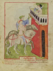 Équitation, du Tacuinum Sanitatis, c.1390-1400