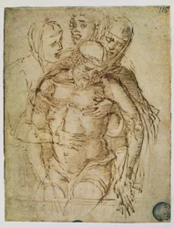 Pietà, attribuée à Giovanni Bellini ou Andrea Mantegna
