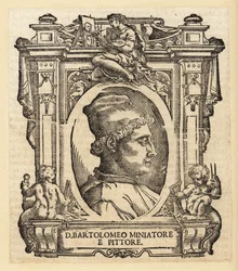 Portrait de Bartolomeo della Gatta, peintre, enlumineur et architecte italien (florentin)