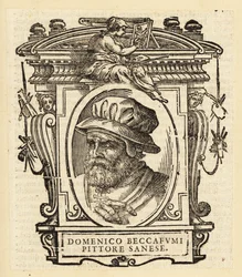 Portrait de Domenico di Pace Beccafumi, peintre maniériste de la Renaissance italienne