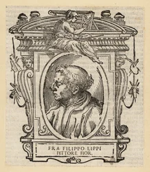 Portrait de Filippo Lippi, peintre italien de Florence du Quattrocento (15e siècle), vers 1406-1469