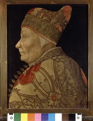Portrait de Francesco Foscari, Doge de Venise. Peinture sur bois. sd. Musée Correr de Venise