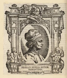 Portrait de Francesco Pesellino, peintre italien de Florence