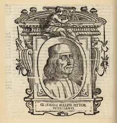 Portrait de Giovanni Bellini, peintre de la Renaissance italienne de Venise, vers 1430-1516
