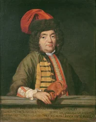 Portrait de Philippe Emmanuel de Coulanges déguisé pour le carnaval, 1690