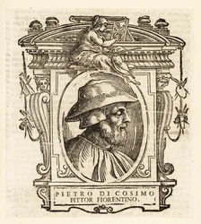 Portrait de Piero di Cosimo également connu sous le nom de Piero di Lorenzo, peintre italien de la Renaissance de Florence