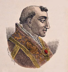 Portrait du Pape Adrien III (884-885)