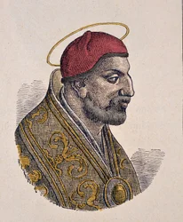 Portrait du pape Benoît II