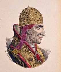 Portrait du Pape Boniface VIII (1294-1303)