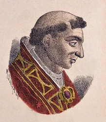 Portrait du Pape Jean IX (Giovanni, Ioannes) (898-900)
