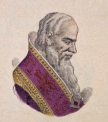Portrait du pape Serge IV (Sergius, Sergio) (1009-1012)