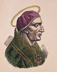 Portrait du pape Zosime Ier (Zosimus, Zosimo) (417-418)