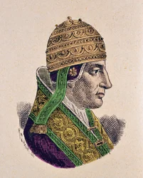 Portrait du pape saint Célestin V (Celestine, Celestino ou Caelestinus) (1294)