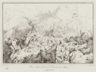 Prise de la forteresse de Corone en Morée