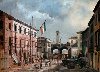 Révolutions de 1848, Cinq Jours de Milan : défense de l