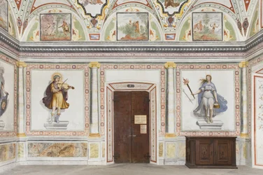 Salle de Jupiter et Mercure : Apollon et Diane