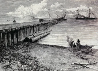 Mine de San Leon, pont d