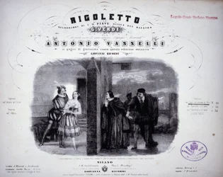 Partition de « Rigoletto » de Verdi.