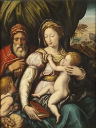 La Sainte Famille avec l