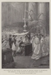 Le mariage du prince de Naples avec la princesse Hélène de Monténégro, la cérémonie à l