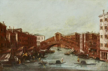 Le pont du Rialto depuis le Grand Canal