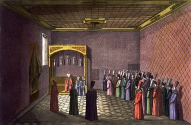 La salle du trône du sultan, planche 29 de la partie III, volume I de « L